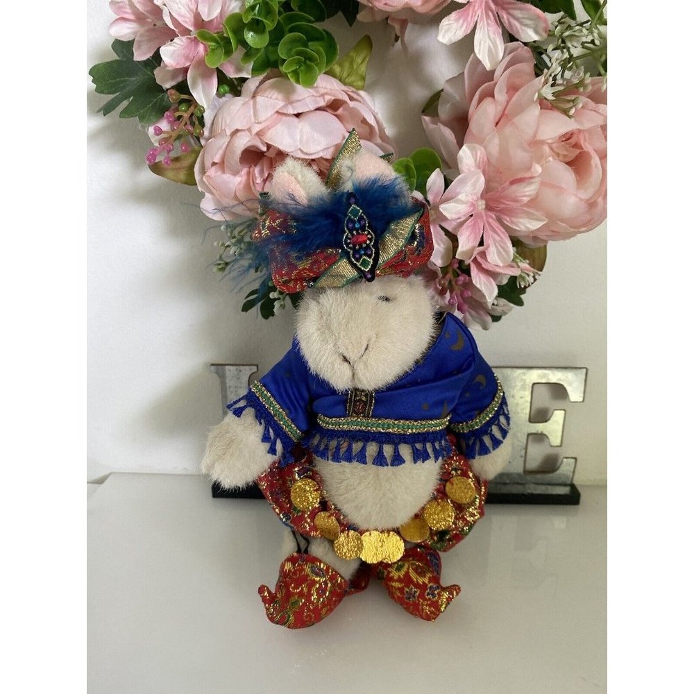 Hoppy VanderHare Genie Alladin Fortune Teller Plush Bunny‎ Dressed 8" Muffy NWT